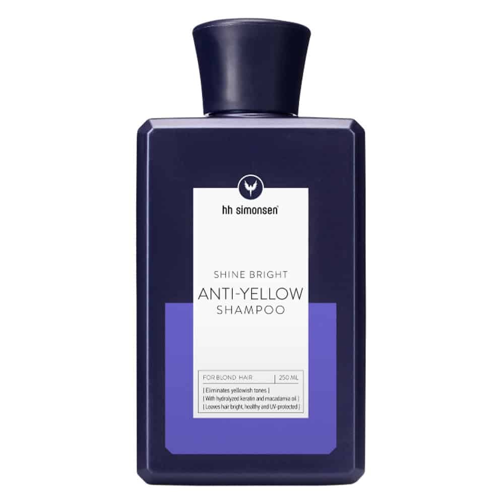 HH Simonsen Anti-Yellow Shampoo, 250 ml silvershampoo til blondt og gråt hår