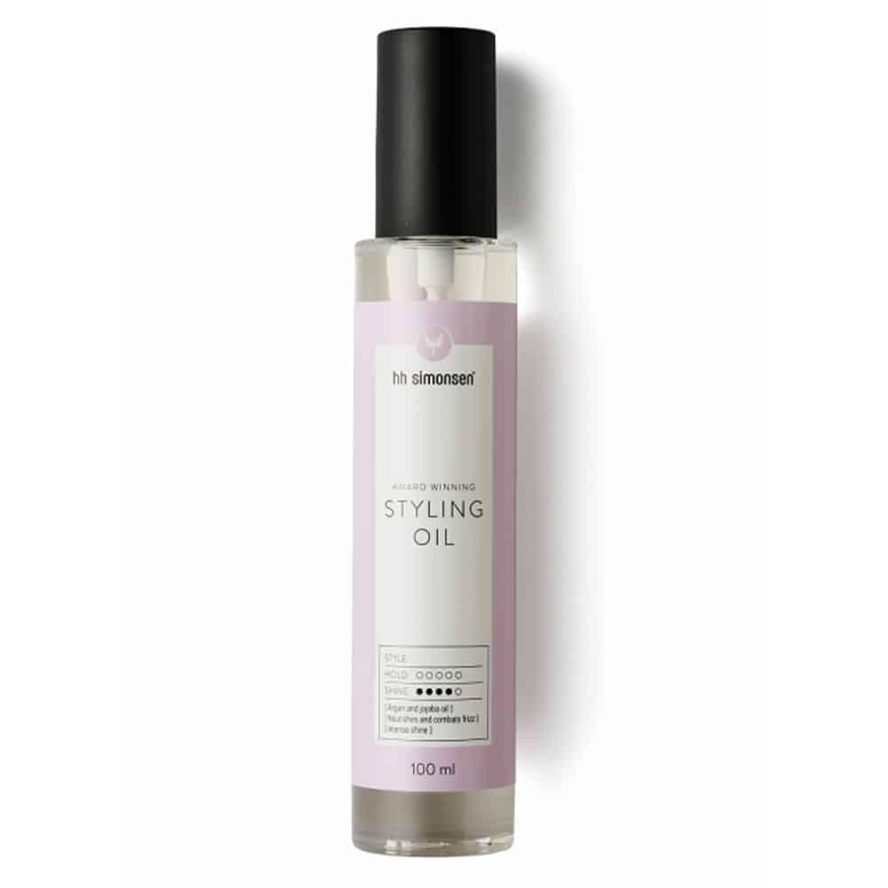 HH Simonsen Styling Oil, 100 ml hårolie med arganolie og jojobaolie