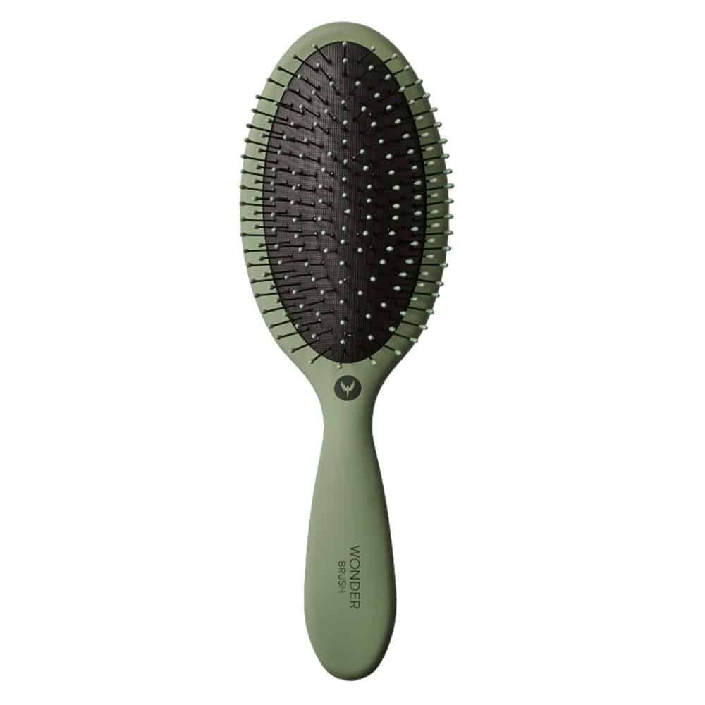HH Simonsen Wonder Brush hårbørste i farven Army Green