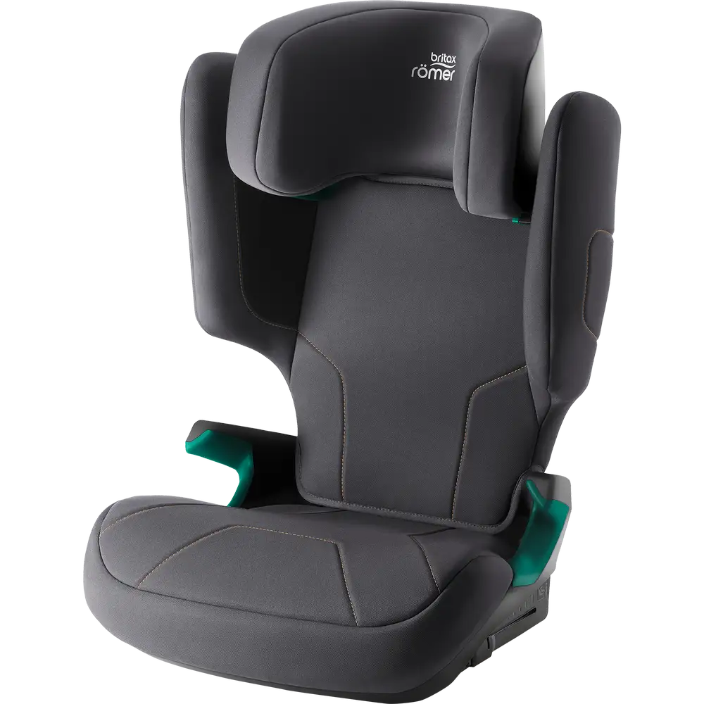 Britax Römer Hi-Liner autostol med høj ryg i farven Midnight Grey