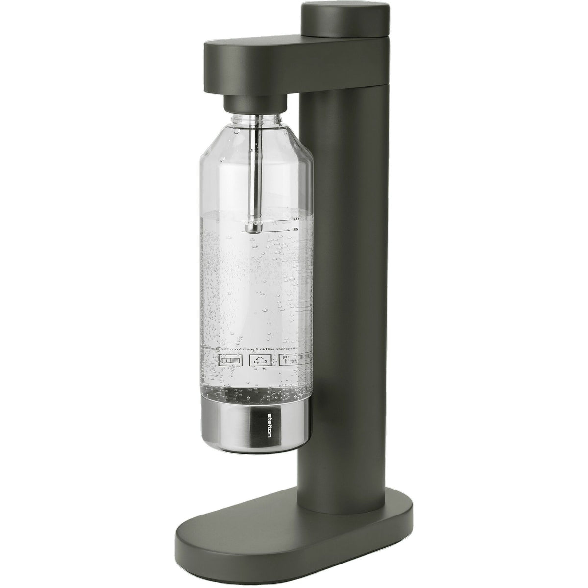 Stelton Brus sodavandsmaskine i farven dark forest