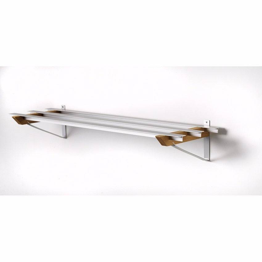Hoigaard Milano skohylde i olieret eg og aluminium, 98 cm bred