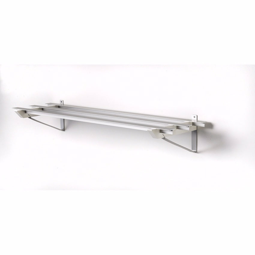 Hvid Milano skohylde i aluminium fra Hoigaard, 98 cm bred