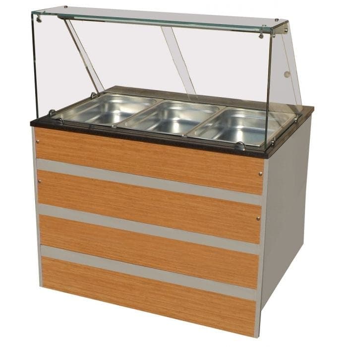 Kompakt Combisteel varm buffet på 850 mm til 3 x 3/1 GN