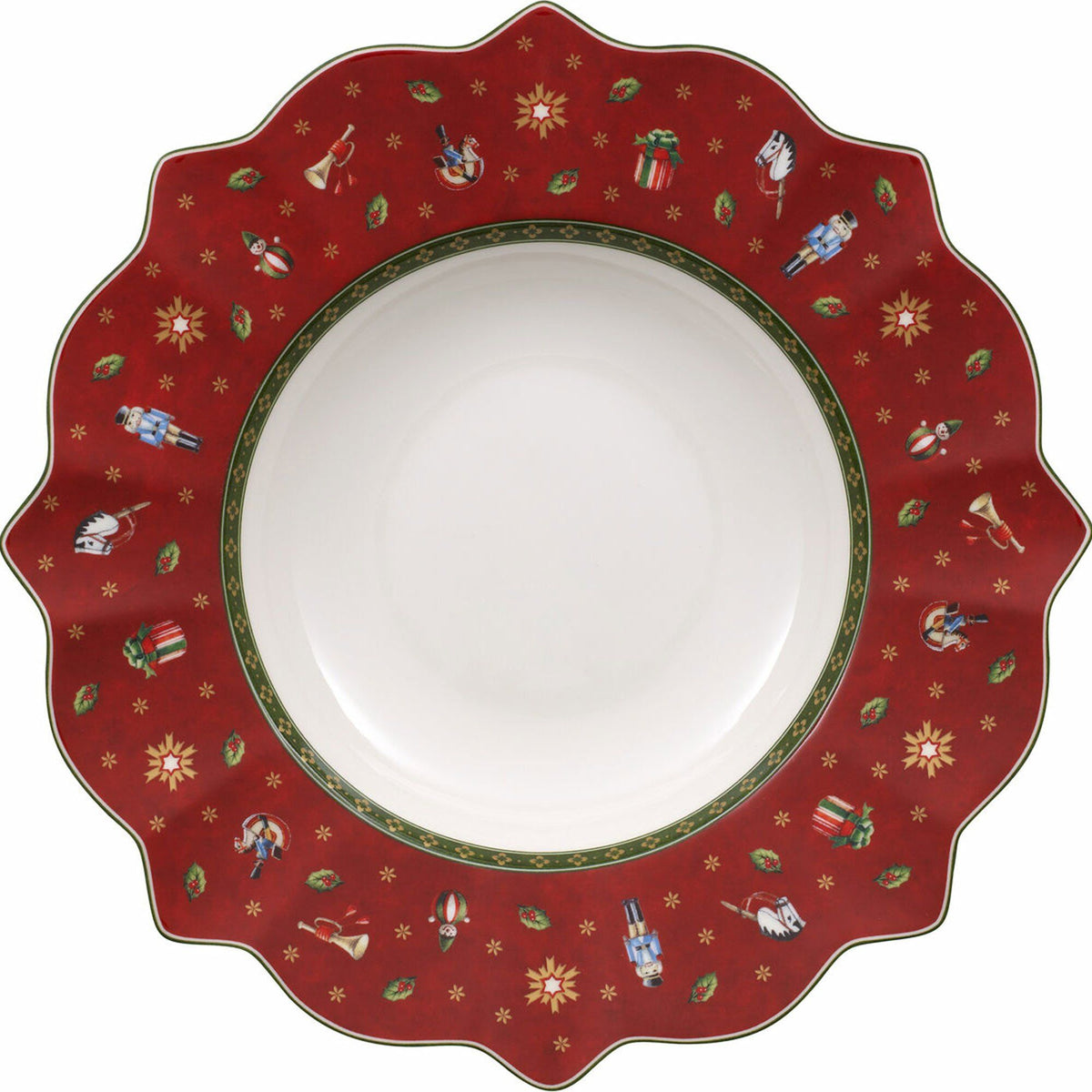 Rød dyb tallerken fra Villeroy & Boch Toy's Delight med diameter på 26,4 cm