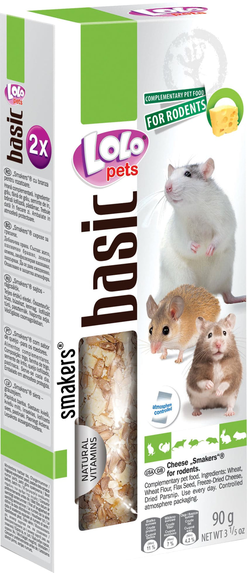 Se Lolo Pets - 2 stk. frøstænger, gnaver/Kanin, ost ❤ Kæmpe udvalg i Lolo Pets ❤ Hurtig levering: 1 - 2 Hverdage samt billig fragt - Varenummer: BGH-47763602243914 og barcode / Ean: &