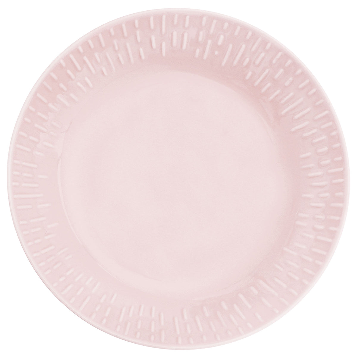 Lyserød Aida Confetti pastatallerken, 23 cm, i farven candyfloss