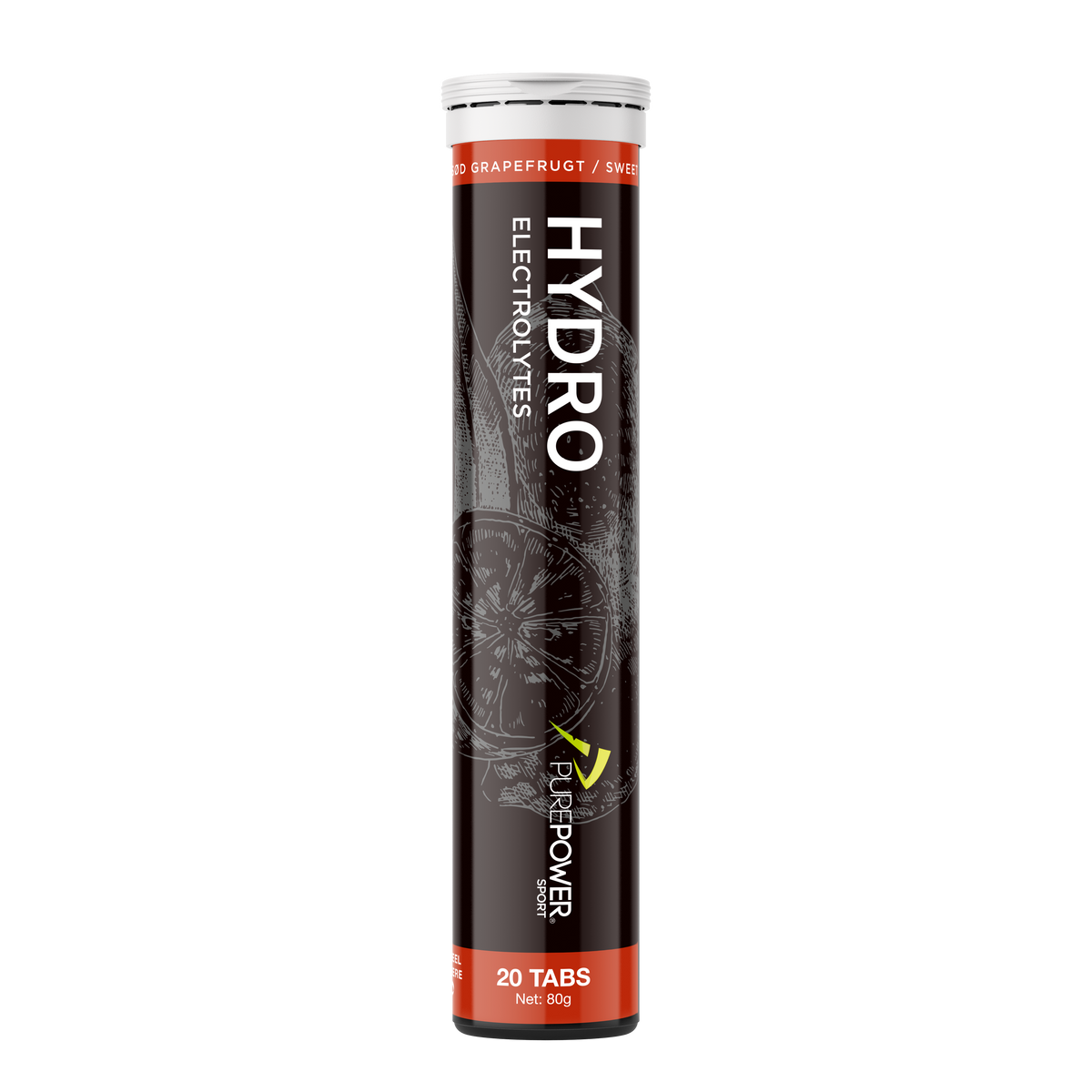 PurePower Hydro drikketabletter med smag af sød grape, pakke med 20 tabletter