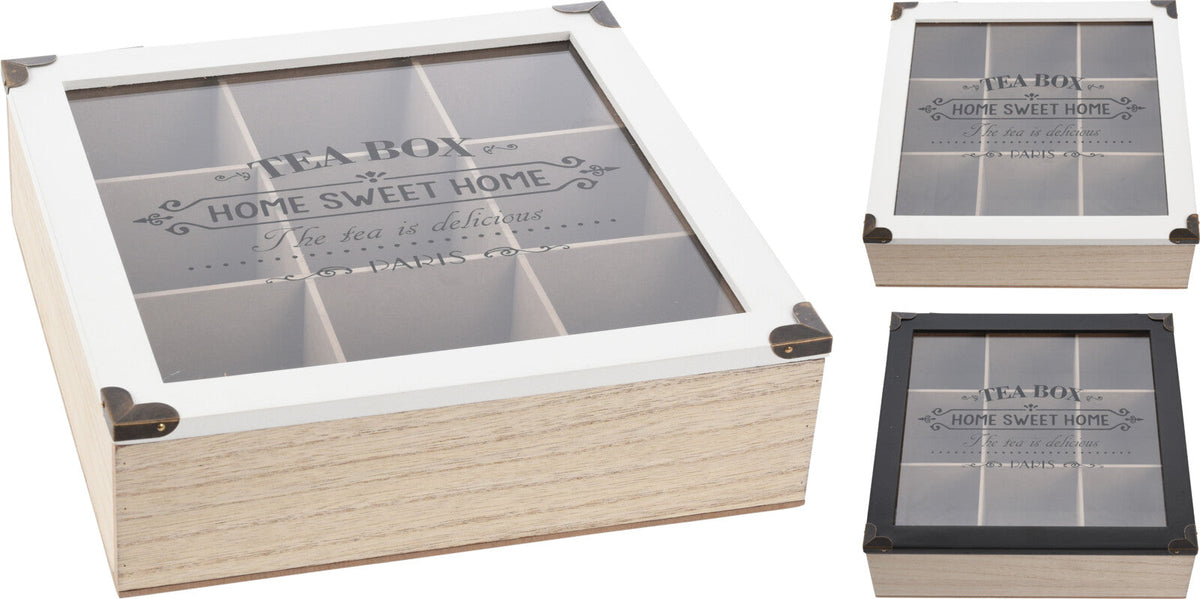Se Teboks i træ 24x24 cm sort eller hvid - Hvid ❤ Kæmpe udvalg i Bolig og Haven - Køb online på udsalg og tilbud lige nu ❤ Billig fragt • Hurtig levering - Varenummer: Bolig&Haven-47004900557130 og barcode / Ean: 8720573021418 på lager - Udsalg på Store besparelser – op til 67% - Et af Danmarks største udvalg – 2.739+ brands