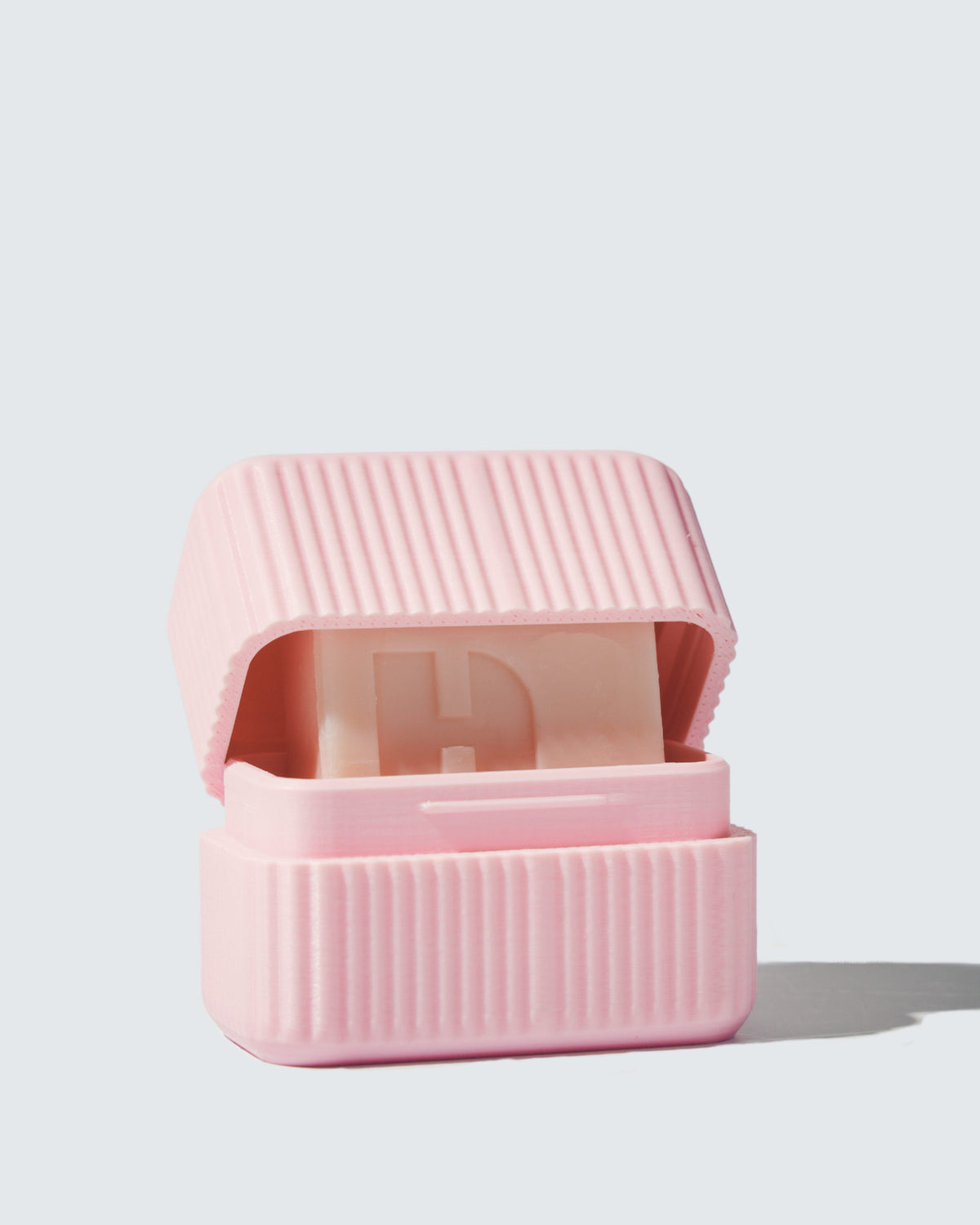 Pink Hairlust Hair Bars Case Single, sæbeholder til shampoo- og balsambars