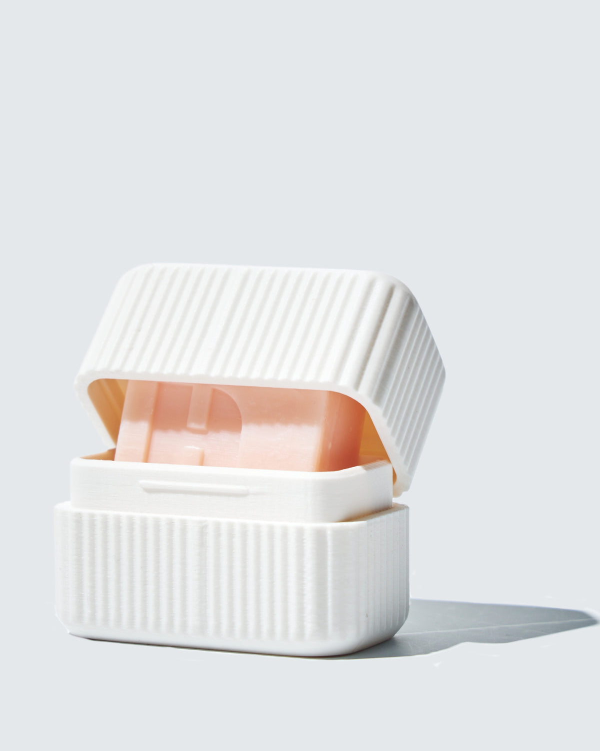 Hvid Hairlust Hair Bars Case Single, sæbeholder til en shampoo- eller balsambar