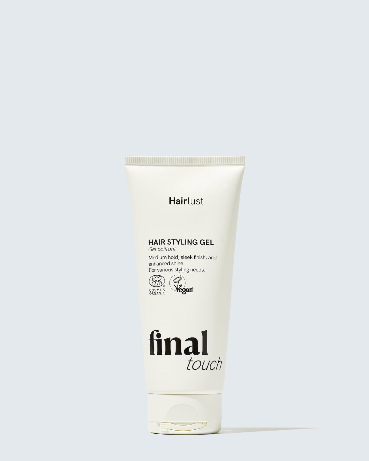 Hairlust Final Touch Hair Styling Gel, naturlig hårgel