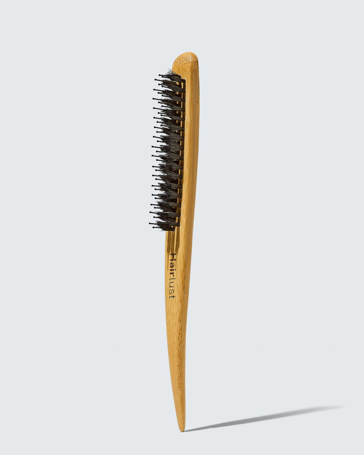 Hairlust Bamboo Teasing Brush, smal touperingsbørste i bambus til detaljeret styling