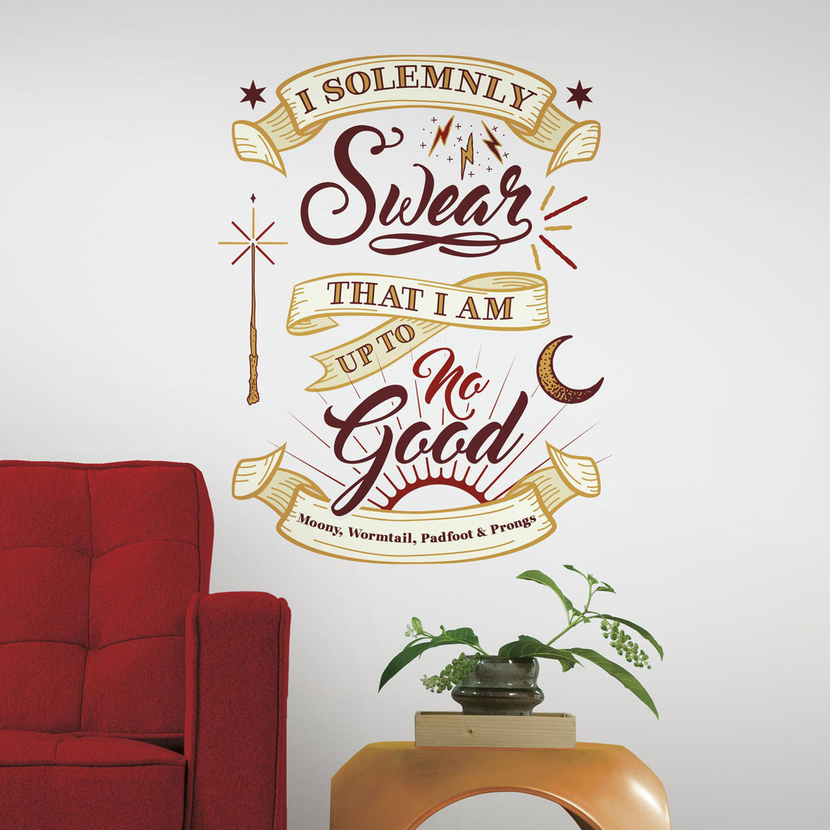 Se Harry Potter MARAUDER'S MAP QUOTE Gigant Wallsticker ✔ Kæmpe udvalg i Roommates - Køb online på udsalg og tilbud lige nu ✔ Super billig fragt og lynhurtig levering - Varenummer: MMAction-216053 og 34878787244 på lager - Udsalg på Wallstickers til børneværelset Spar helt op til 73% - Kæmpe udsalg på over 739 mærker