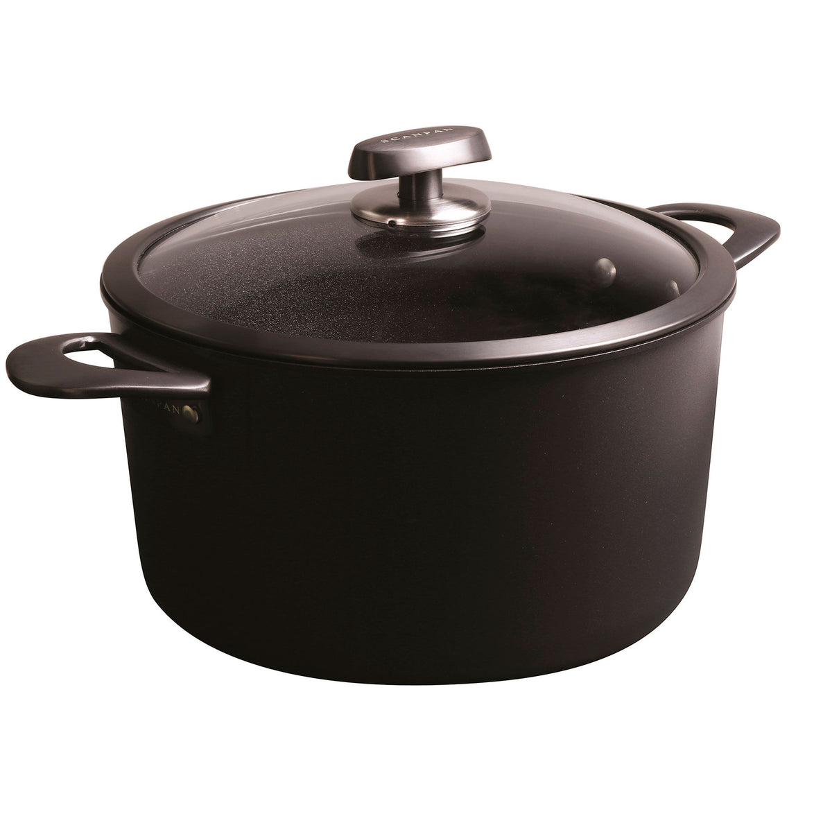 Scanpan Pro SB+ gryde på 6,5 liter med låg i hærdet glas