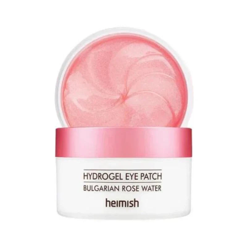 Heimish Bulgarian Rose Water Hydrogel Eye Patch, bøtte med 60 øjenmasker