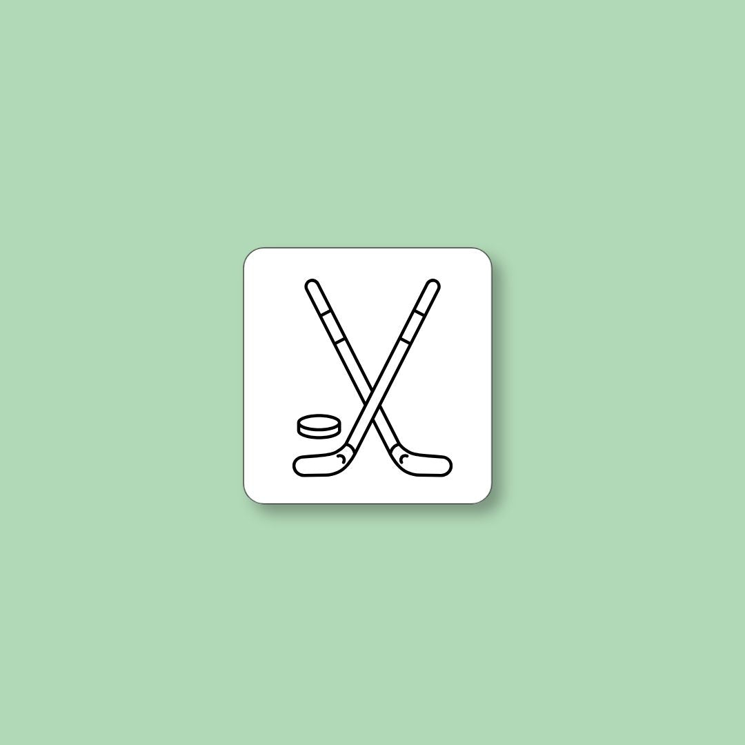 ToDoodle pictogram med motivet Hockey til familiens ugeplan