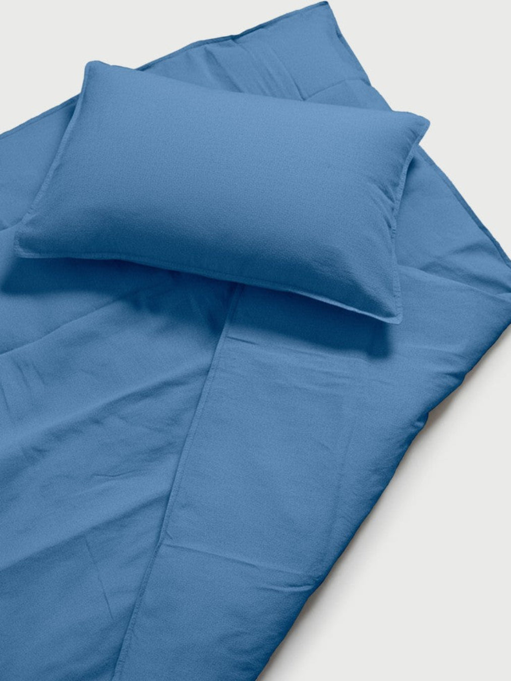 Dawn dynebetræk i hør og bomuld i den mørkeblå farve Midnight Blue