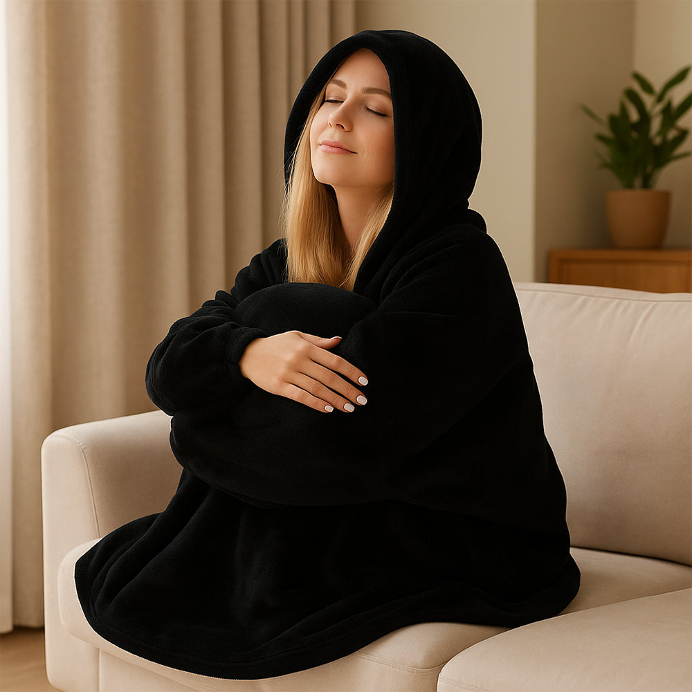 Se Oversized Hoodie Tæppe - den ultimative hygge og komfort! - Elegant sort ✔ Kæmpe udvalg i Satana - Køb online på udsalg og tilbud lige nu ✔ Billig fragt • Hurtig levering - Varenummer: Satana-43033347653710 på lager - Udsalg på Personlig pleje > Bad > Deodorant Spar stort – op til 53% - Over 2.739 brands med kæmpe udsalg