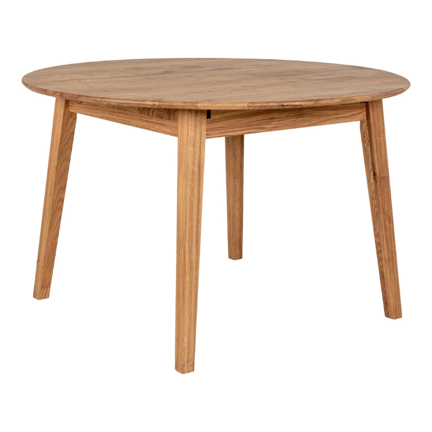 Rundt spisebord Luna fra Wood by Nordic i olieret egetræ