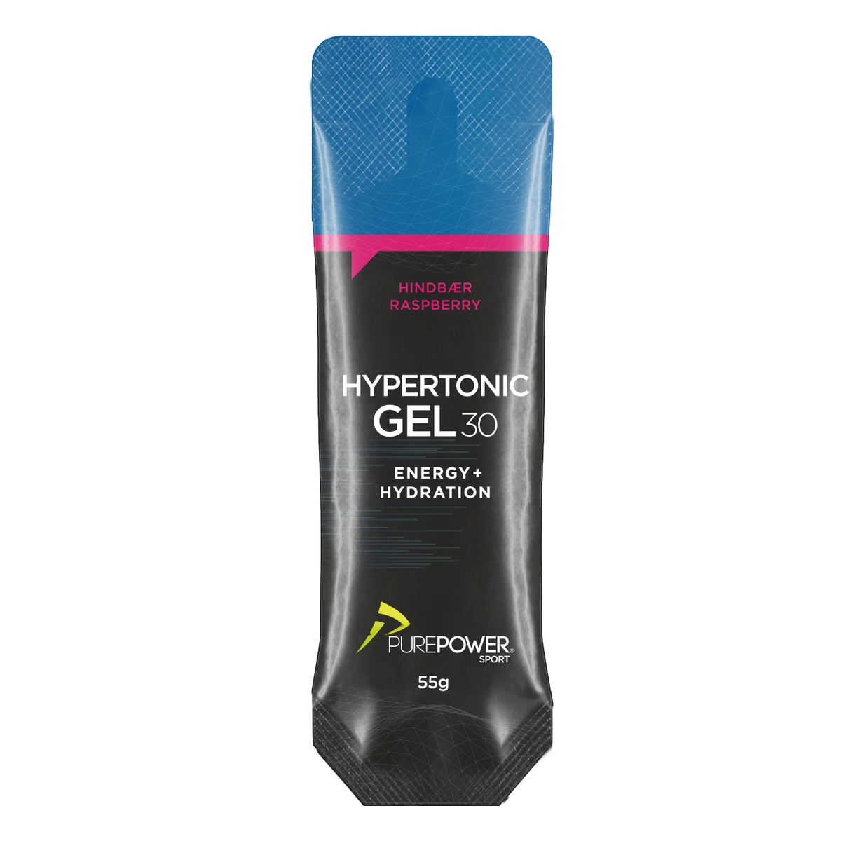 PurePower Hypertonic Gel 30 med hindbærsmag, 55 g