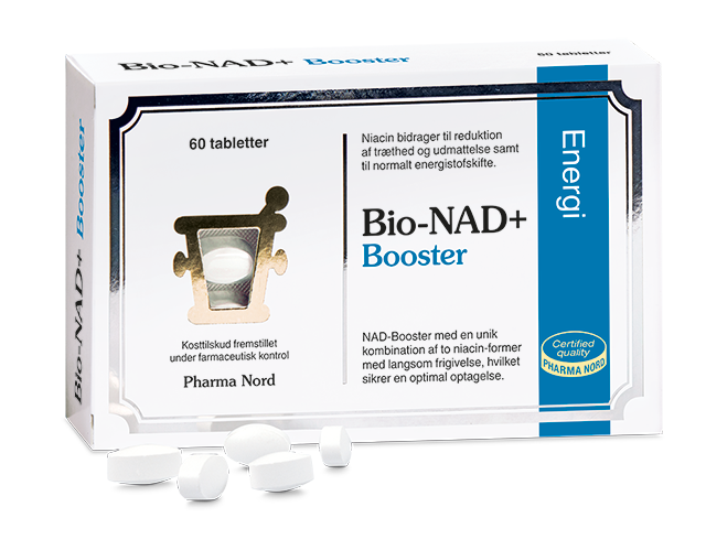 Pharma Nord Bio-NAD+ Booster hvide tabletter, pakke med 60 tabletter