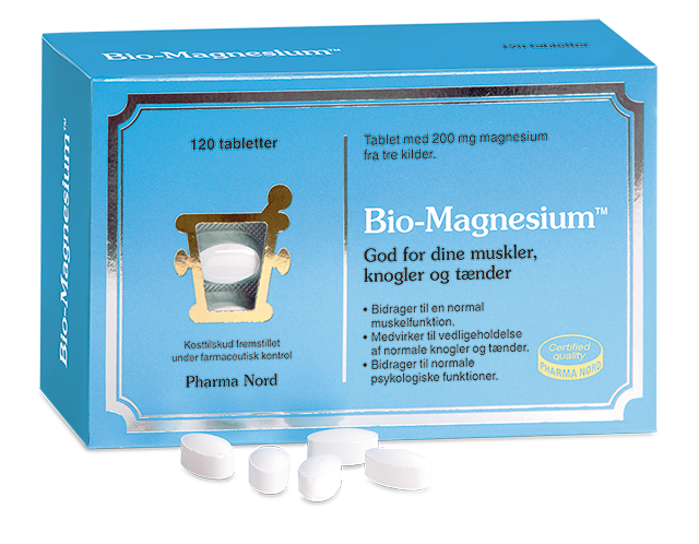 Pakning med Pharma Nord Bio-Magnesium, 120 tabletter
