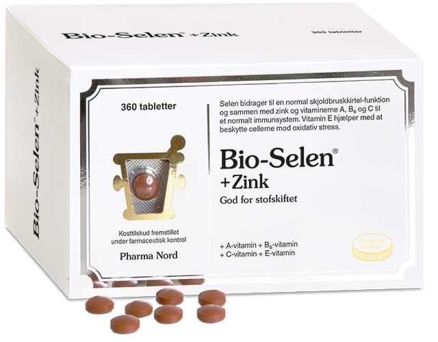 Pakning med Pharma Nord Bio-Selen + Zink, 360 tabletter