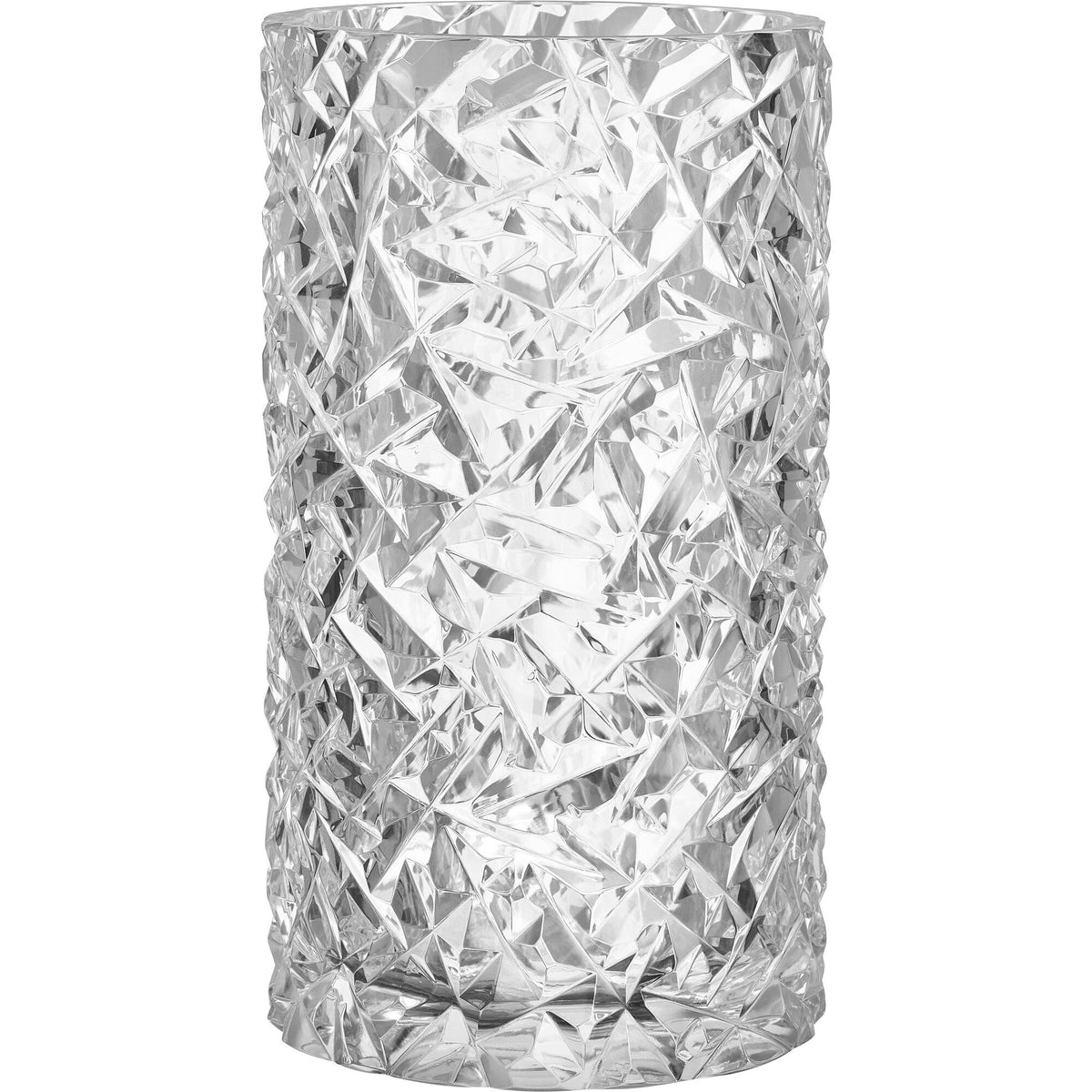 Orrefors Carat lanterne med facetteret overflade, 25 cm høj