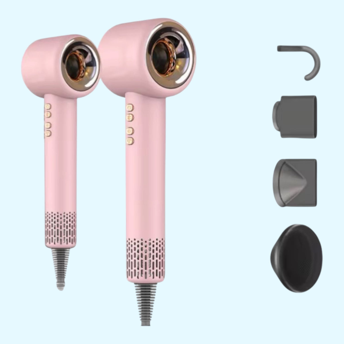 Pink Ionic Proff styling kit 2000 W hårtørrer, Home model