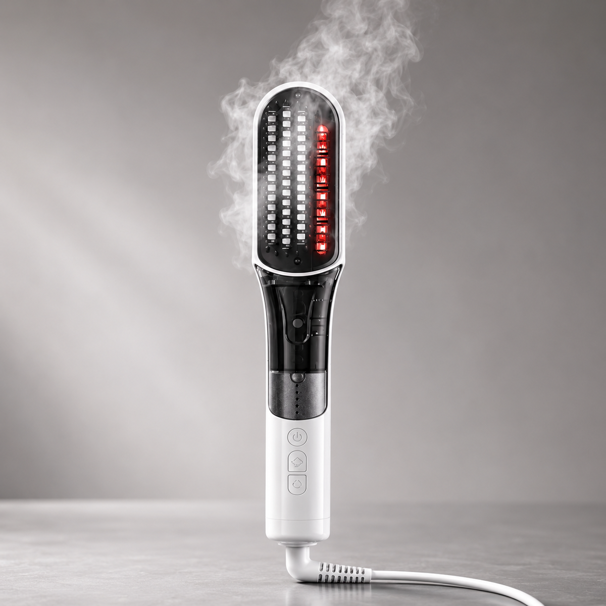SkySkin SteamGlow elektrisk glattebørste med dampteknologi