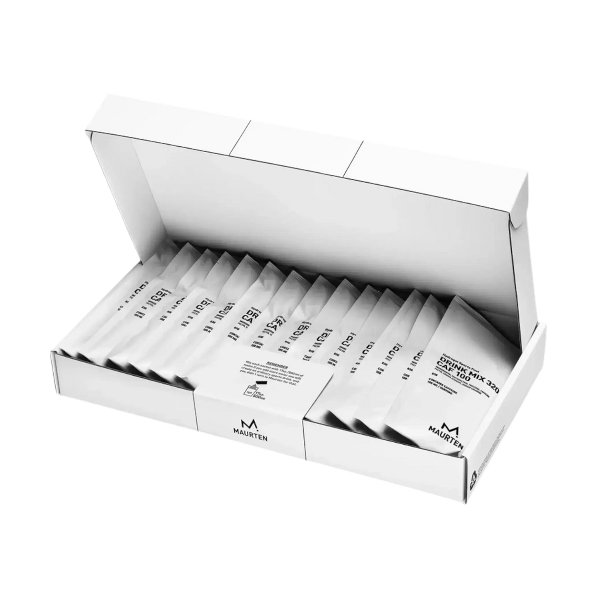 Box med Maurten Drink Mix 320 CAF 100, 14 serveringer sportsdrik
