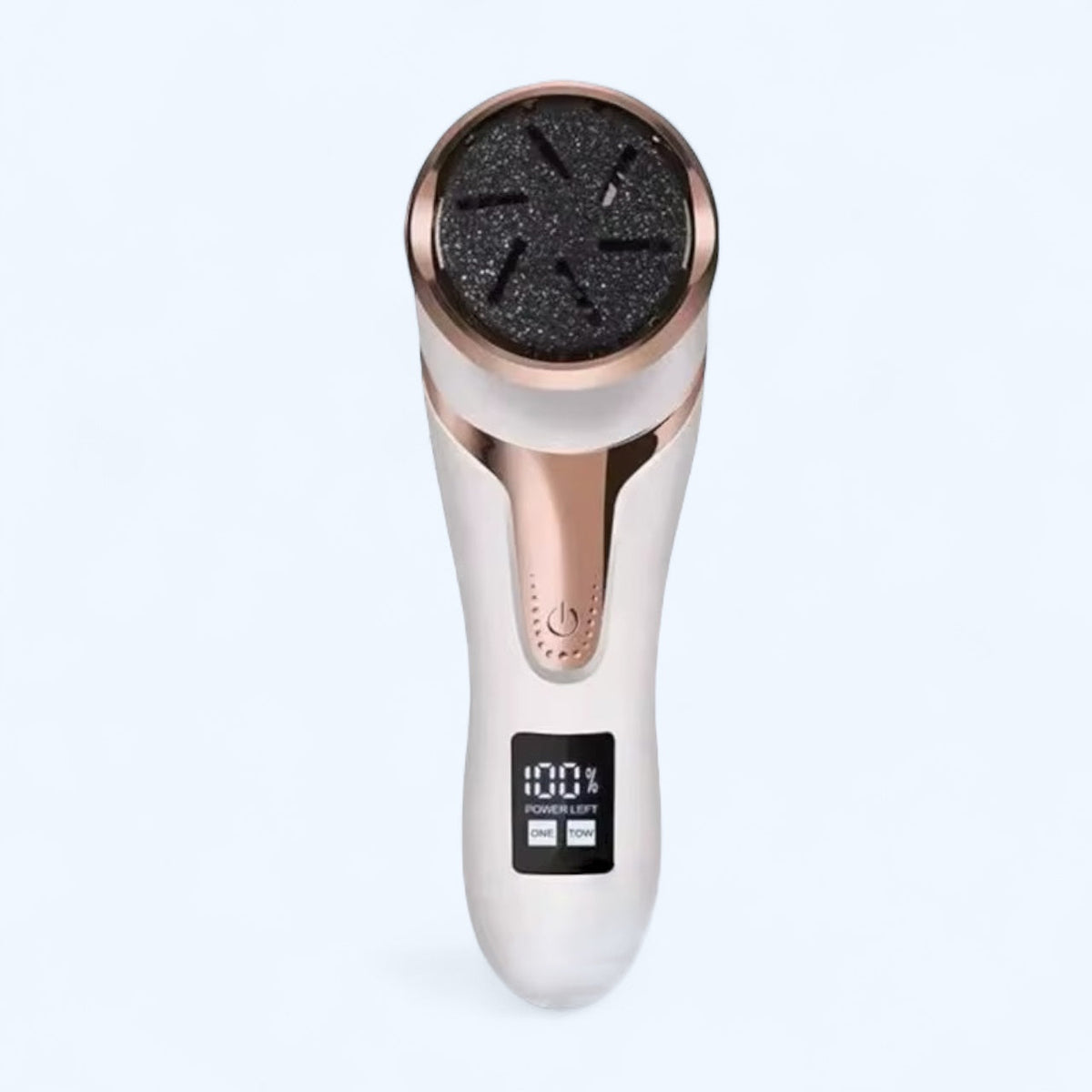 Hvid genopladelig elektrisk fodfil fra SkySkin