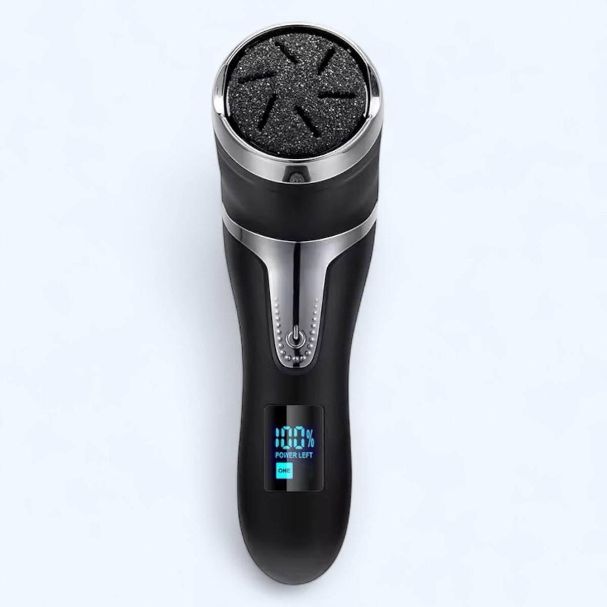 Sort genopladelig elektrisk fodfil fra SkySkin