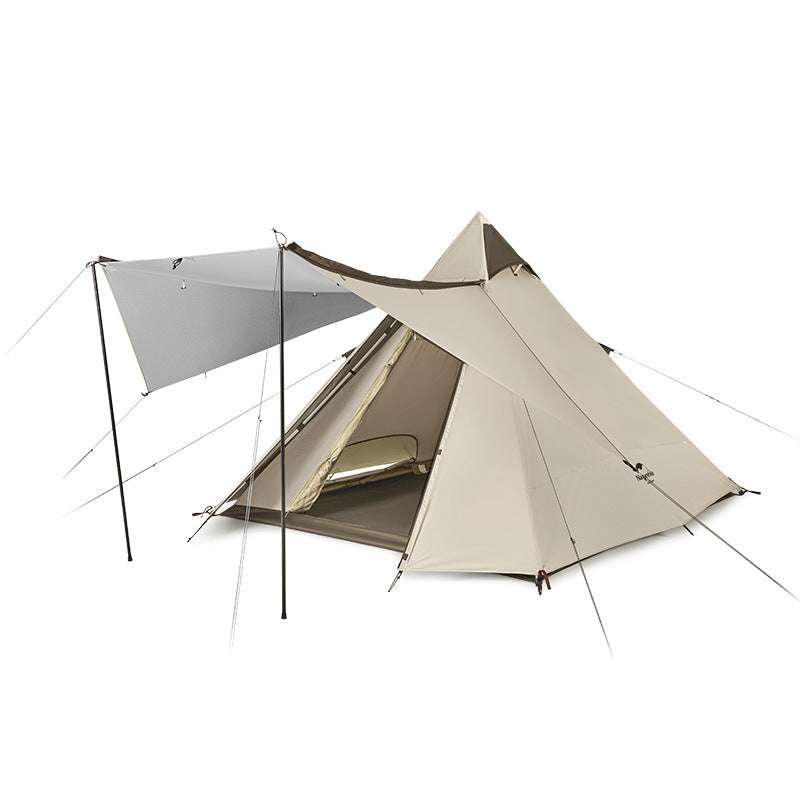 Naturehike tipi telt Easy up 4.0 med aluminiumskonstruktion