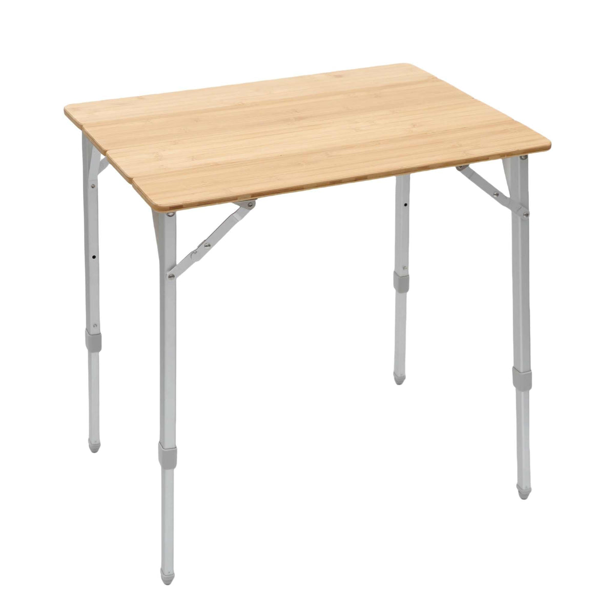 Lille Nordic Peak foldebord i bambus og aluminium, 65 x 50 cm