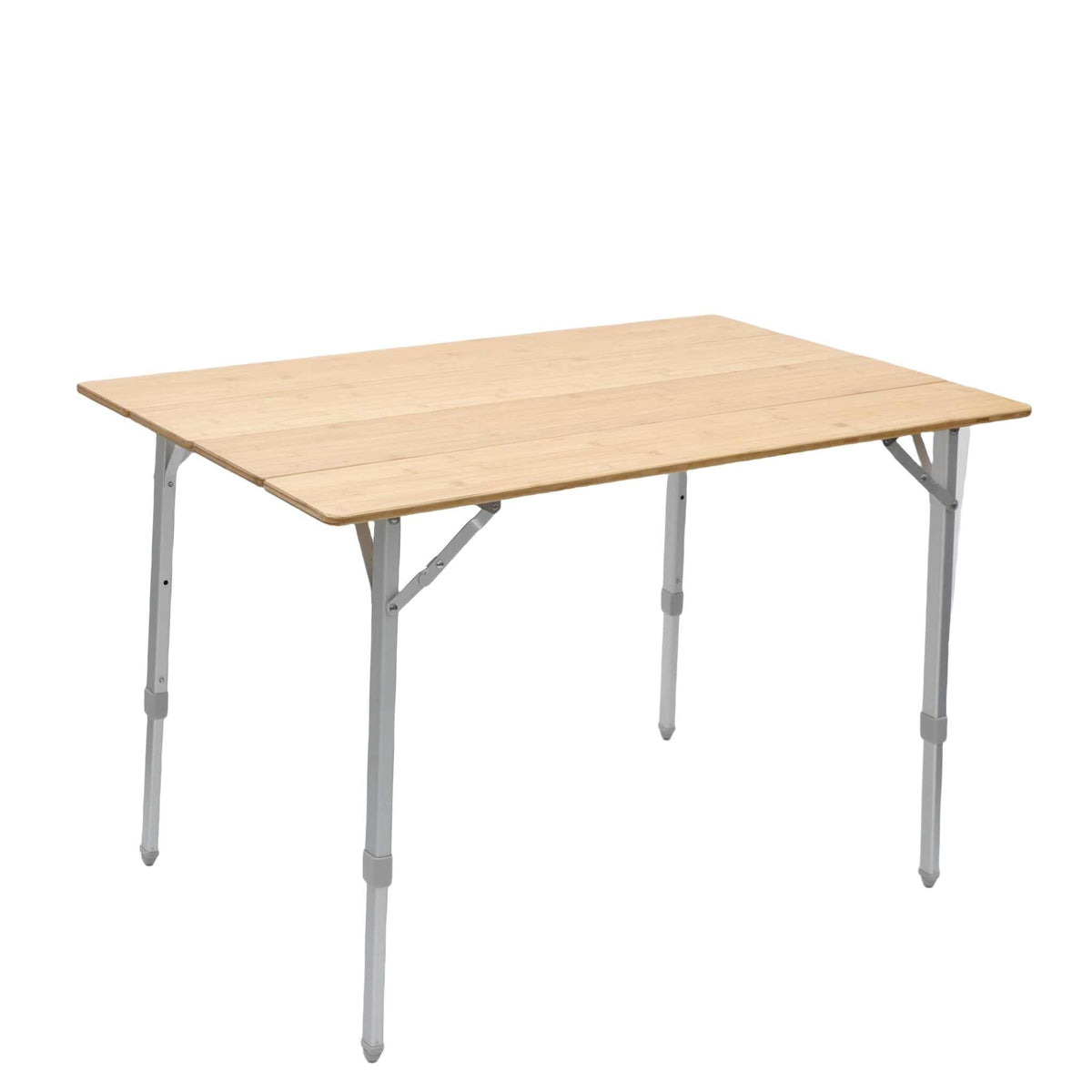 Nordic Peak foldebord i bambus og aluminium, 120 x 80 cm