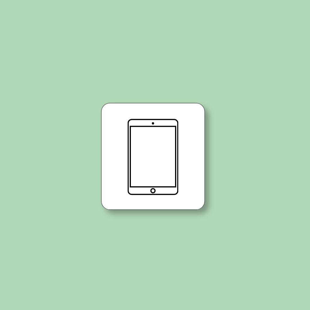 ToDoodle pictogrammer med iPad som tema til børns visuelle dagsplan