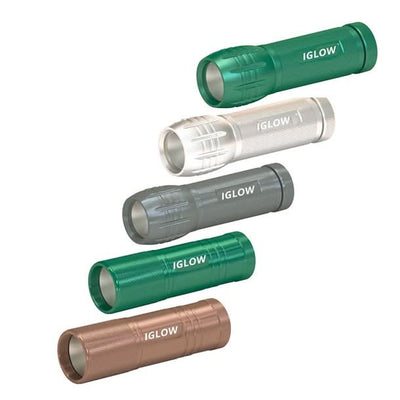Se 5 stk. aluminiums lommelygter på 120 lumen inkl. 5 x 3 stk. AAA batterier - Lygter > Lommelygter - IGLOW - Spotshop ✔ Kæmpe udvalg i  IGLOW ✔ Hurtig levering: 1 - 2 Hverdage samt billig fragt - Varenummer: SPSH-IGLOW5stk og barcode / Ean:  på lager - Udsalg på Lygter > Lommelygter Spar op til 66% - Over 1324 kendte brands på udsalg