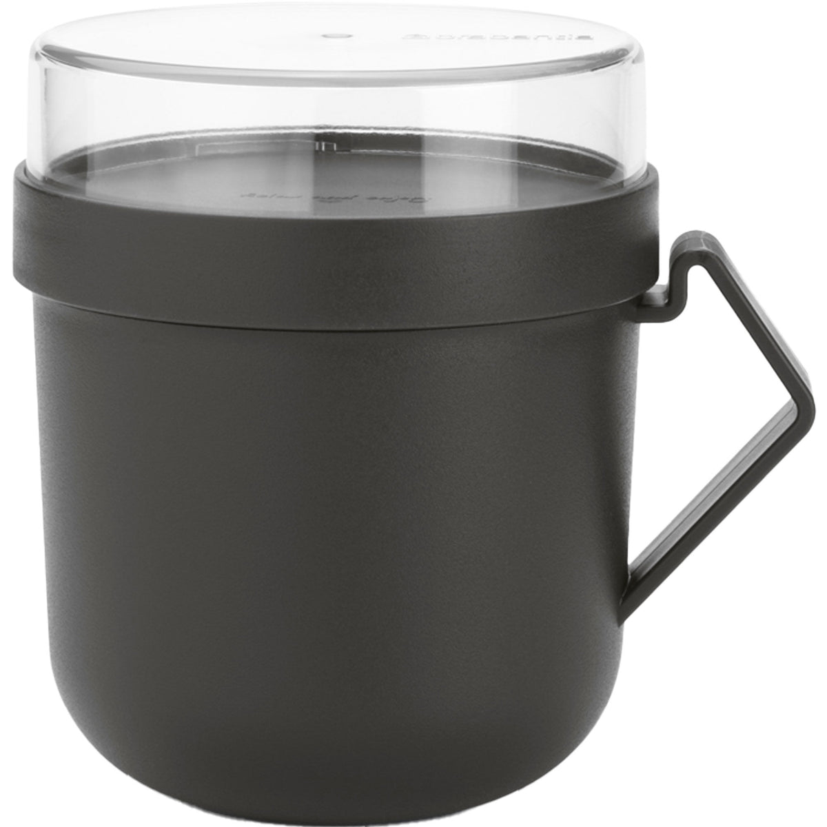 Mørkegråt Brabantia Make & Take suppekrus på 0,6 liter til suppe på farten