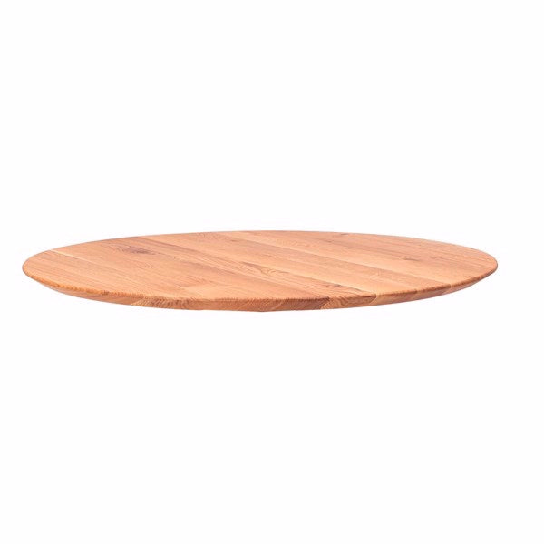 Rundt plankebord i massivt egetræ med natur olie, Rødovre fra Wood by Nordic
