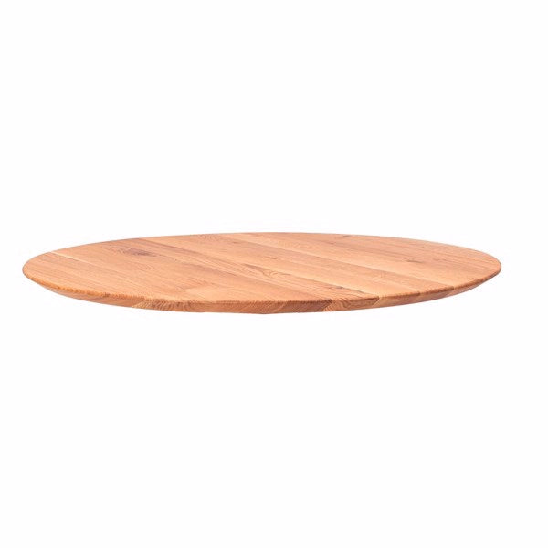 Rundt plankebord Rødovre i massivt egetræ med natur olie fra Wood by Nordic
