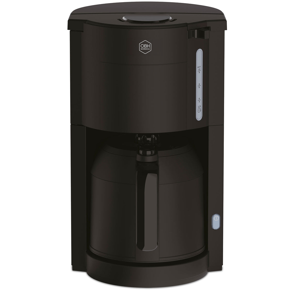 Sort OBH Nordica Pro Aroma kaffemaskine med termokande