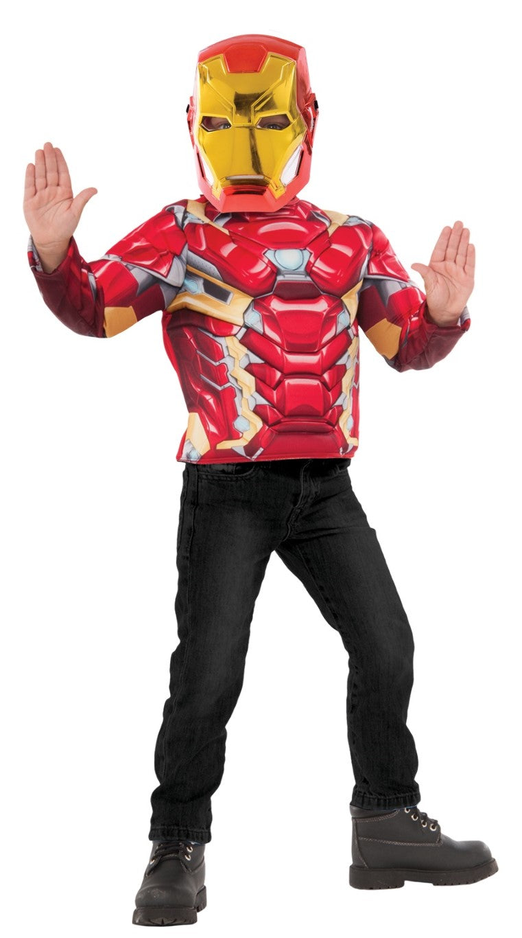 Se Iron Man AVENGERS ASSEMBLE Deluxe Top udklædningssæt, 4-7 år ✔ Kæmpe udvalg i Rubie's - Køb online på udsalg og tilbud lige nu ✔ Meget billig fragt og hurtig levering - Varenummer: MMAction-20334107 og 48229009145 på lager - Udsalg på Avengers Børnekostumer Spar stort – op til 71% - Kæmpe udsalg på over 2.739 mærker