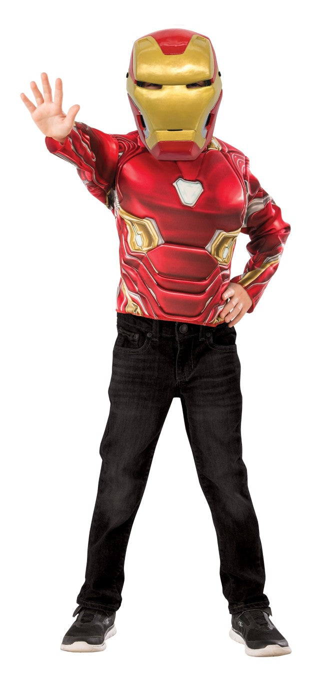 Se Iron Man AVENGERS INFINITY WAR Muskuløs overkrop med maske, 4-7 år ✔ Kæmpe udvalg i Rubie's - Køb online på udsalg og tilbud lige nu ✔ Billig fragt • Hurtig levering - Varenummer: MMAction-20334176 og 48229011230 på lager - Udsalg på Avengers Børnekostumer Store besparelser – op til 67% - 2.739+ mærker til skarpe priser