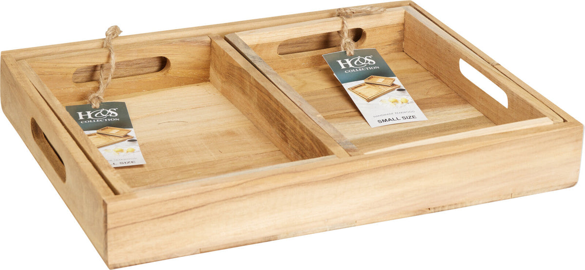 Se Serverings bakker - Teak træ - Sæt a 3 stk. ❤ Kæmpe udvalg i Bolig og Haven - Køb online på udsalg og tilbud lige nu ❤ Billig fragt og hurtig levering - Varenummer: Bolig&Haven-47865870418250 og barcode / Ean: 8719987334825 på lager - Udsalg på Spar helt op til 79% - Over 2.739 kendte brands på udsalg