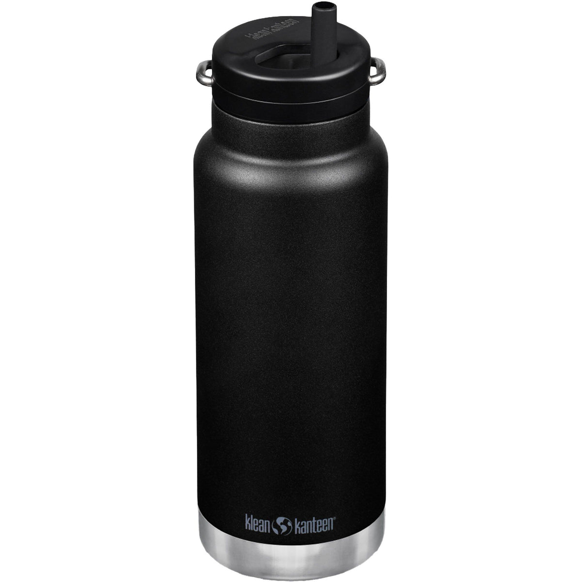 Klean Kanteen TK-Wide vakuumisoleret vandflaske i sort, 946 ml