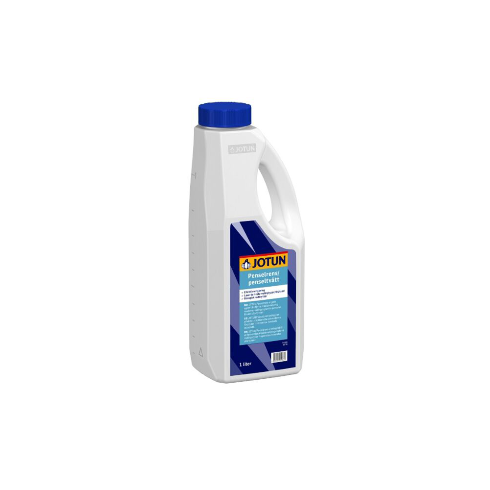 Flaske med Jotun Penselrens, 1 liter, til rens af malerværktøj