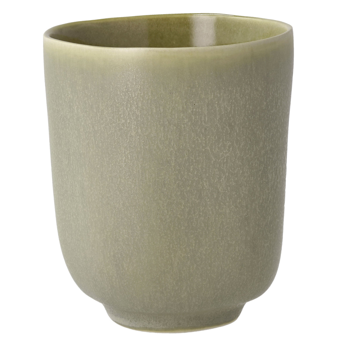Villa Collection Shoku krus i stengods med silkemat glasur i farven pure green