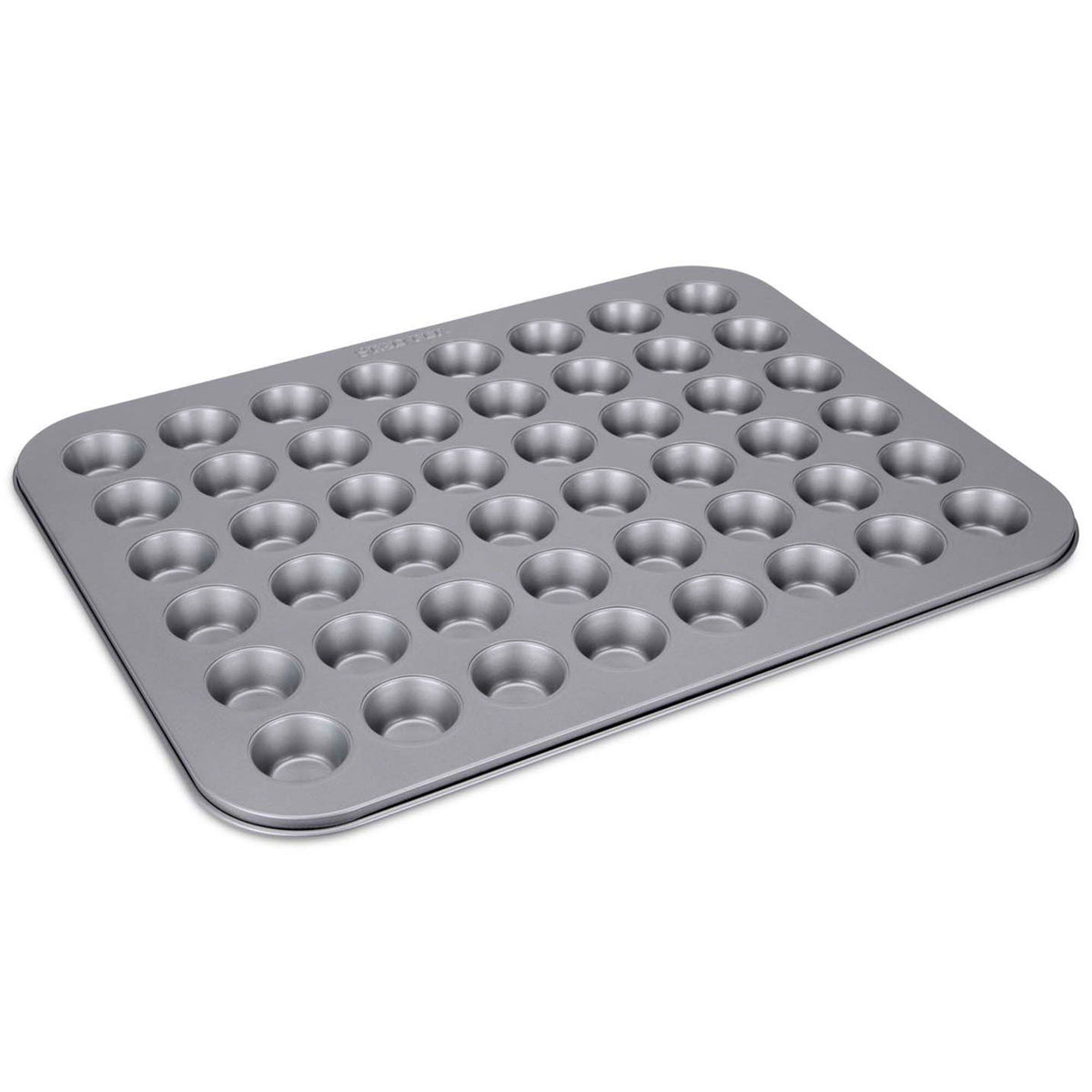 Sølvfarvet Städter mini muffinsform på 40 x 31 cm med non-stick belægning